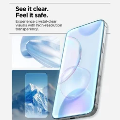 SZKŁO HARTOWANE SPIGEN IPHONE 17 PRO MAX ALM GLAS.TR SLIM 3-PACK CLEAR