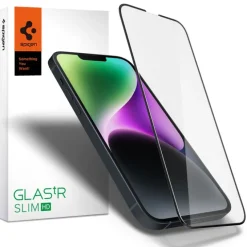 Szkło Hartowane SPIGEN iPhone 17E / 16E / 14 / 13 Pro / 13 Glass Fc Full Cover Black