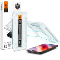 SZKŁO HARTOWANE SPIGEN IPHONE 17 AIR GLAS.TR ”EZ FIT” 2-PACK CLEAR