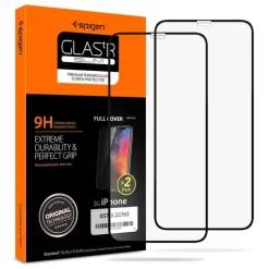 Szkło Hartowane SPIGEN iPhone 11 Pro X / Xs Glass Fc 2-pack Black