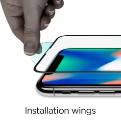 Szkło Hartowane SPIGEN iPhone 11 Pro X / Xs Glass Fc 2-pack Black