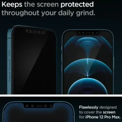 Szkło Hartowane SPIGEN iPhone 12 Pro Max Glas.tr ”ez Fit” 2-pack