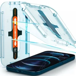 Szkło Hartowane SPIGEN iPhone 12 Pro Max Glas.tr ”ez Fit” 2-pack