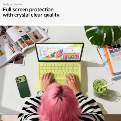 SZKŁO HARTOWANE SPIGEN MACBOOK NEO 13 2026 GLAS.TR SLIM FC BLACK