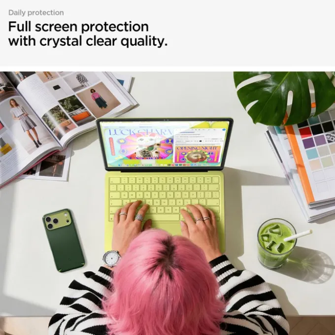 SZKŁO HARTOWANE SPIGEN MACBOOK NEO 13 2026 GLAS.TR SLIM FC BLACK
