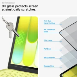 SZKŁO HARTOWANE SPIGEN MACBOOK NEO 13 2026 GLAS.TR SLIM FC BLACK