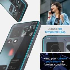 SZKŁO HARTOWANE SPIGEN NOTHING PHONE 3 GLAS.TR ”EZ FIT” 2-PACK CLEAR