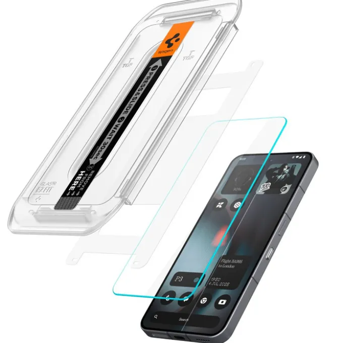 SZKŁO HARTOWANE SPIGEN NOTHING PHONE 3 GLAS.TR ”EZ FIT” 2-PACK CLEAR