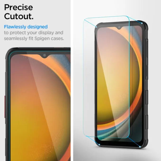 SZKŁO HARTOWANE SPIGEN SAMAUNG GALAXY XCOVER 7 / 7 PRO GLAS.TR SLIM 2-PACK CLEAR