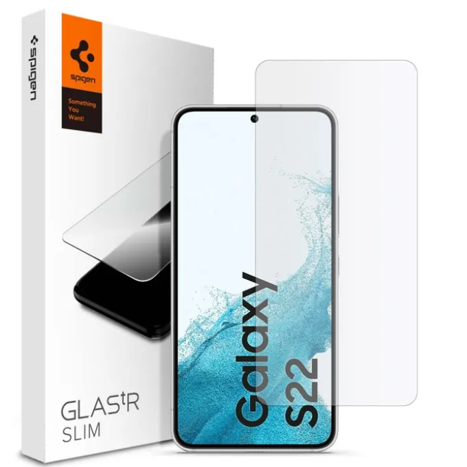 SZKŁO HARTOWANE Spigen Samsung Galaxy S22 Glas.tR Slim