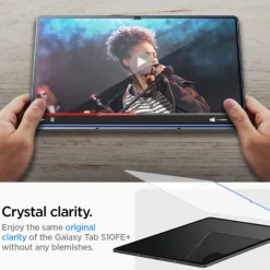 SZKŁO HARTOWANE SPIGEN SAMSUNG GALAXY TAB S10 FE+ PLUS 13.1 X620 / X626B GLAS.TR SLIM CLEAR