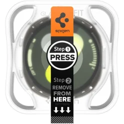 SZKŁO HARTOWANE SPIGEN SAMSUNG GALAXY WATCH 8 44 MM GLAS.TR ”EZ-FIT” 2-PACK CLEAR