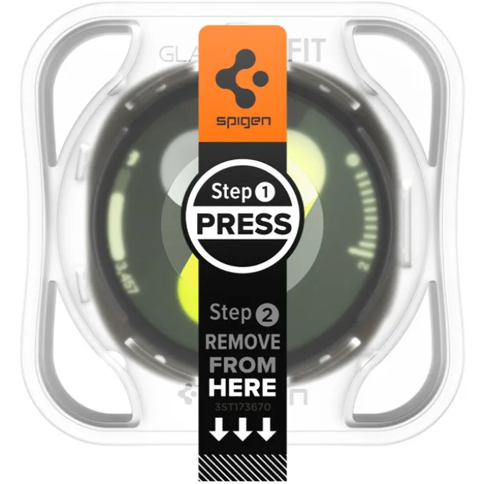 SZKŁO HARTOWANE SPIGEN SAMSUNG GALAXY WATCH 8 44 MM GLAS.TR ”EZ-FIT” 2-PACK CLEAR