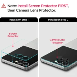 SZKŁO HARTOWANE SPIGEN SAMSUNG GALAXY Z FLIP 7 GLAS.TR ”EZ FIT” HD 2-PACK CLEAR