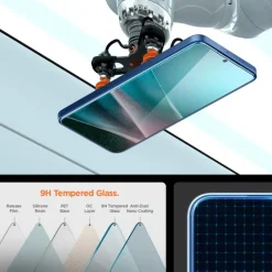 SZKŁO HARTOWANE SPIGEN SAMSUNG GALAXY S25 EDGE GLAS.TR ”EZ FIT PRO” CLEAR