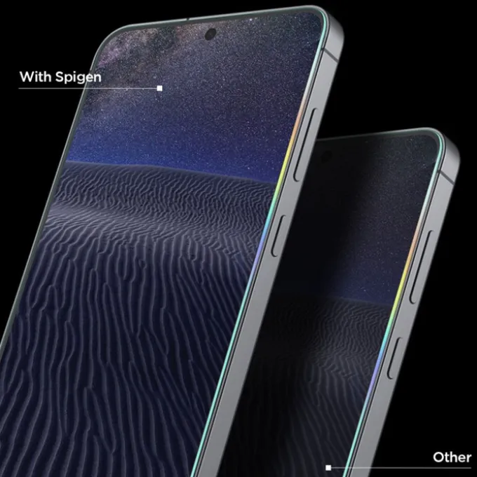 SZKŁO HARTOWANE SPIGEN SAMSUNG GALAXY S25 FE GLAS.TR ”EZ FIT PRO” HD CLEAR