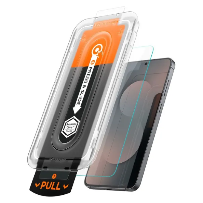 SZKŁO HARTOWANE SPIGEN SAMSUNG GALAXY S25 FE GLAS.TR ”EZ FIT PRO” HD CLEAR