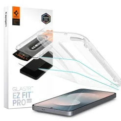 SZKŁO HARTOWANE SPIGEN SAMSUNG GALAXY S25 FE GLAS.TR ”EZ FIT PRO” 2-PACK CLEAR