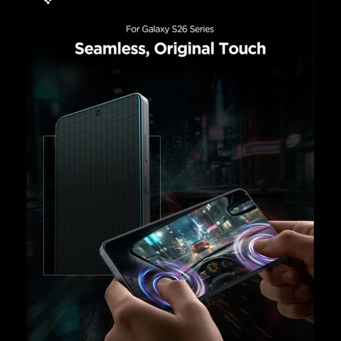 SZKŁO HARTOWANE SPIGEN SAMSUNG GALAXY S26 ULTRA GLAS.TR "EZ FIT PRO" HD CLEAR