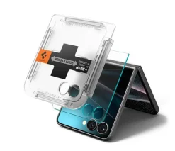 SZKŁO HARTOWANE SPIGEN SAMSUNG GALAXY Z FLIP 7 GLAS.TR ”EZ FIT” HD CLEAR