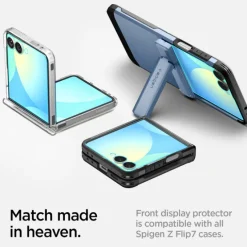 SZKŁO HARTOWANE SPIGEN SAMSUNG GALAXY Z FLIP 7 GLAS.TR ”EZ FIT” HD CLEAR