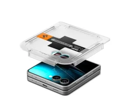 SZKŁO HARTOWANE SPIGEN SAMSUNG GALAXY Z FLIP 7 GLAS.TR ”EZ FIT” HD CLEAR