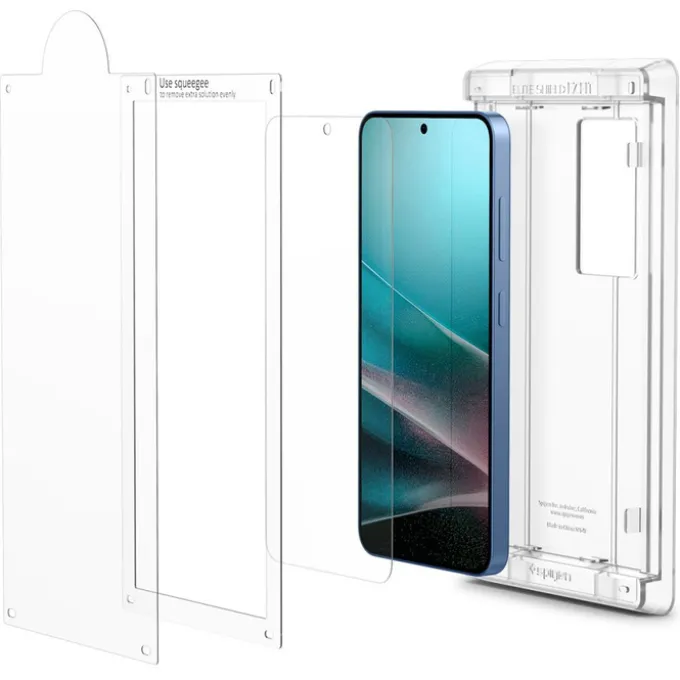 SZKŁO HYBRYDOWE SPIGEN SAMSUNG GALAXY S25 ELITE SHIELD ”EZ FIT” HD CLEAR