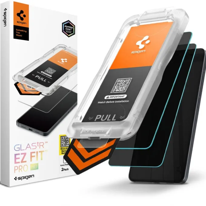 SZKŁO PRYWATYZUJĄCE SPIGEN GLAS.TR "EZ FIT PRO AC" HD 2-PACK GALAXY S26+ PLUS PRIVACY