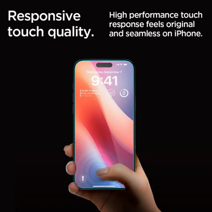 SZKŁO PRYWATYZUJĄCE SPIGEN GLAS.TR ”EZ FIT” 2-PACK IPHONE 16 PRO, 17, 17 Pro PRIVACY