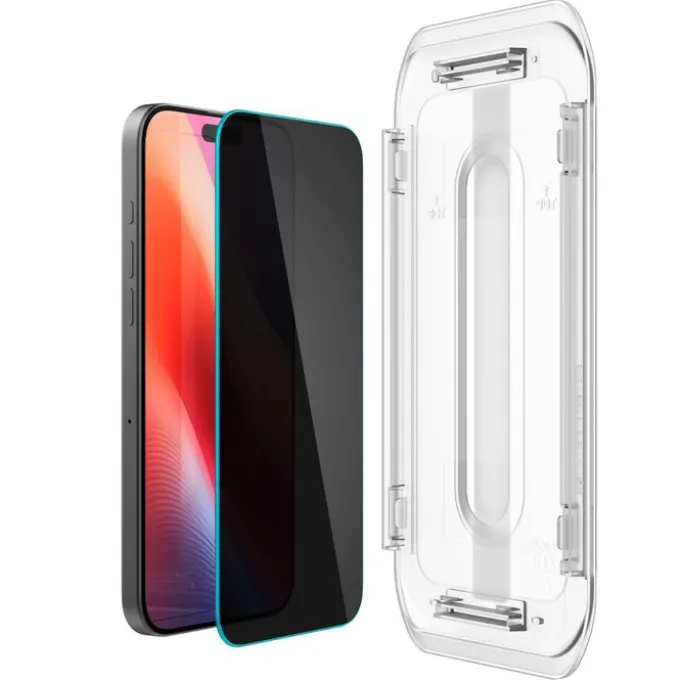 SZKŁO PRYWATYZUJĄCE SPIGEN GLAS.TR ”EZ FIT” 2-PACK IPHONE 16 PRO MAX, 17 PRO MAX PRIVACY