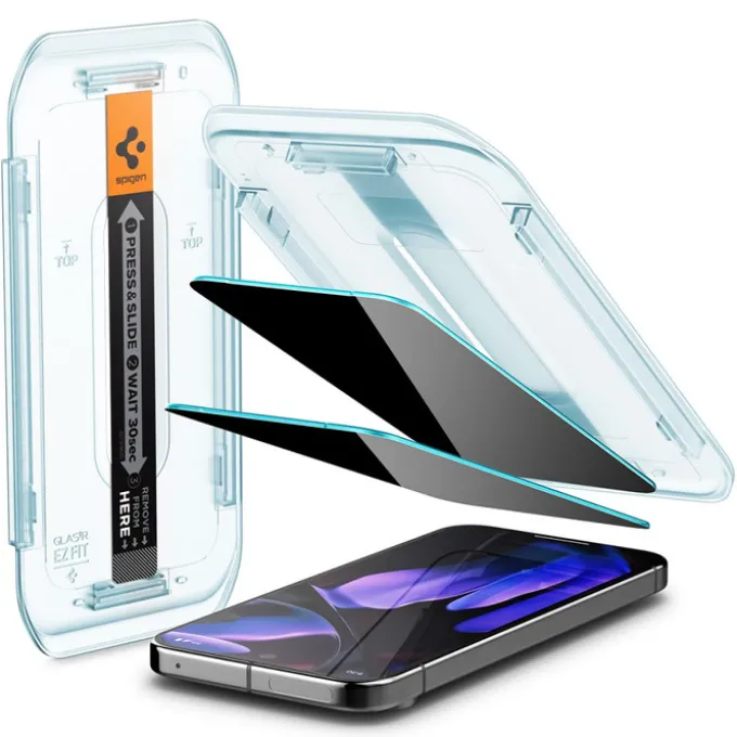 SZKŁO PRYWATYZUJĄCE SPIGEN GOOGLE PIXEL 9 / 9 PRO / 10 / 10 PRO GLAS.TR ”EZ FIT” 2-PACK PRIVACY