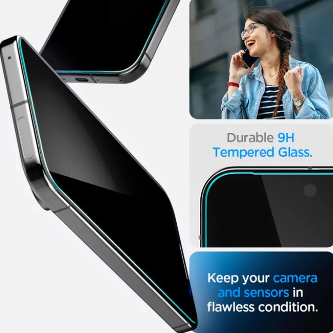 SZKŁO PRYWATYZUJĄCE SPIGEN GOOGLE PIXEL 9 PRO XL GLAS.TR ”EZ FIT” 2-PACK PRIVACY