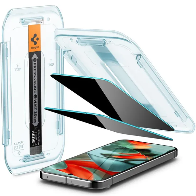 SZKŁO PRYWATYZUJĄCE SPIGEN GOOGLE PIXEL 9 PRO XL GLAS.TR ”EZ FIT” 2-PACK PRIVACY