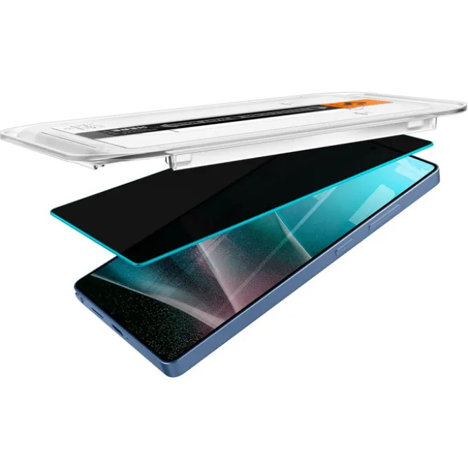 SZKŁO PRYWATYZUJĄCE SPIGEN SAMSUNG GALAXY S25 ULTRA GLAS.TR ”EZ FIT” HD 2-PACK PRIVACY