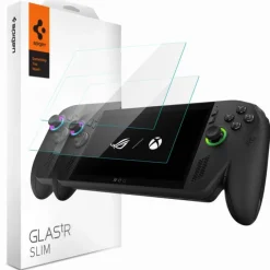 SZKŁO SPIGEN ROG ALLY / ALLY X 2023-2025 / MSI CALW 7 AI+ GLAS.TR SLIM 2-PACK CLEAR