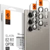 Szkło Spigen Samsung Galaxy S24 Ultra Glass tR EZ Fit Optik Pro 2 Pack Szare