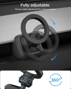 UCHWYT DO KRATKI SPIGEN TESLA MODEL 3 2024 Y JUNIPER MAGSAFE CZARNY