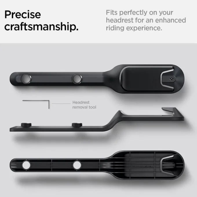 UCHWYT DO PASÓW BEZPIECZEŃSTWA SPIGEN TESLA MODEL Y BACKSEAT SEATBELT HOLDER BLACK