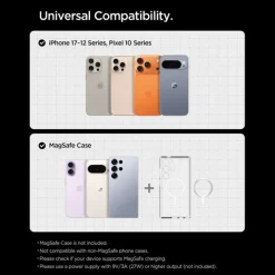 UCHWYT NA KRATKĘ SPIGEN EV15MAQ ESSENTIAL MAGNETIC MAGSAFE 15W Qi2 CZARNY