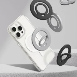 UCHWYT NA PALEC SPIGEN DUAL POP MAG MAGSAFE PHONE RING CZARNY