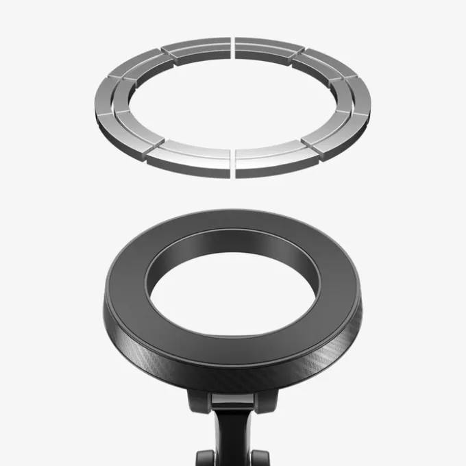 UCHWYT SAMOCHODOWY MAGSAFE SPIGEN MFT36 VACUUMLOCK MAGNETIC NA SZYBĘ I KOKPIT CZARNY