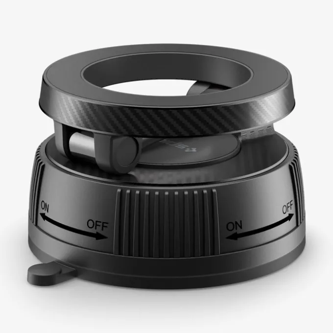 UCHWYT SAMOCHODOWY MAGSAFE SPIGEN MFT36 VACUUMLOCK MAGNETIC NA SZYBĘ I KOKPIT CZARNY