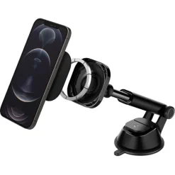 Uchwyt Spigen ITS35 Magnetyczny Magsafe Na Deskę Dashboard Car Mount Black