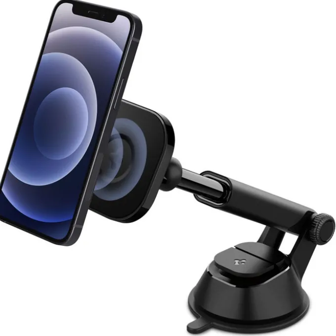 Uchwyt Spigen ITS35 Magnetyczny Magsafe Na Deskę Dashboard Car Mount Black