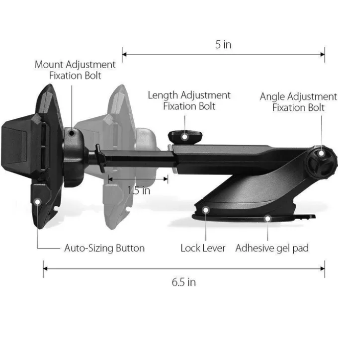 Uchwyt SPIGEN TS35 Signature CAR Mount Holder Black
