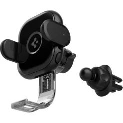 Uchwyt Spigen Uts12w Onetap Universal Vent Car Mount Wireless Charger Black