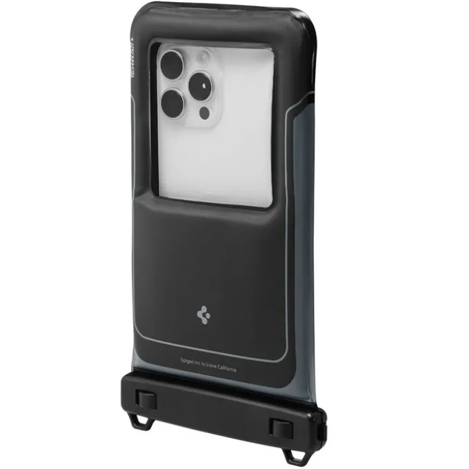 WODOODPORNE ETUI SPIGEN A611P PŁYWAJĄCE UNIWERSALNE 2-PACK MATOWE CZARNE
