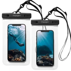 Wodoodporne Etui Spigen A601 Wodoszczelne na telefon 2-Pack Przezroczyste