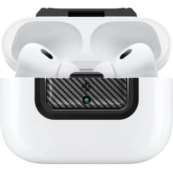 ZAMYKANIE DO ORYGINALNEGO ETUI SPIGEN AIRPODS PRO 2 1 GEN LOCK FIT M CARBON