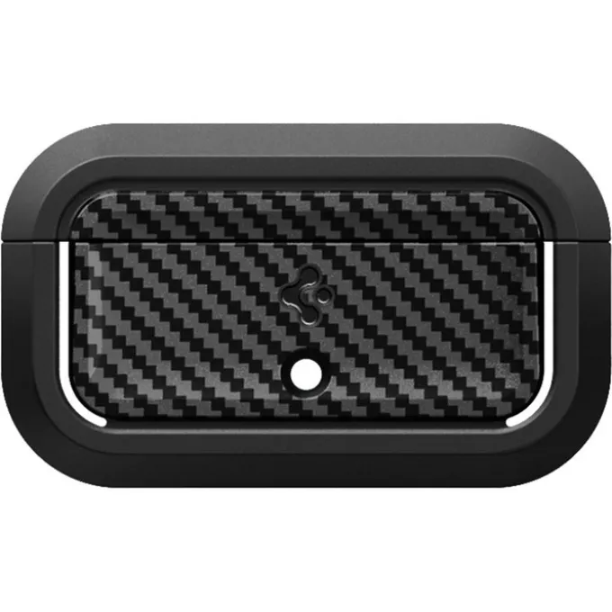 ZAMYKANIE DO ORYGINALNEGO ETUI SPIGEN AIRPODS PRO 2 1 GEN LOCK FIT M CARBON